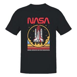 NASA Space Shuttle Launch Graphic T-shirt